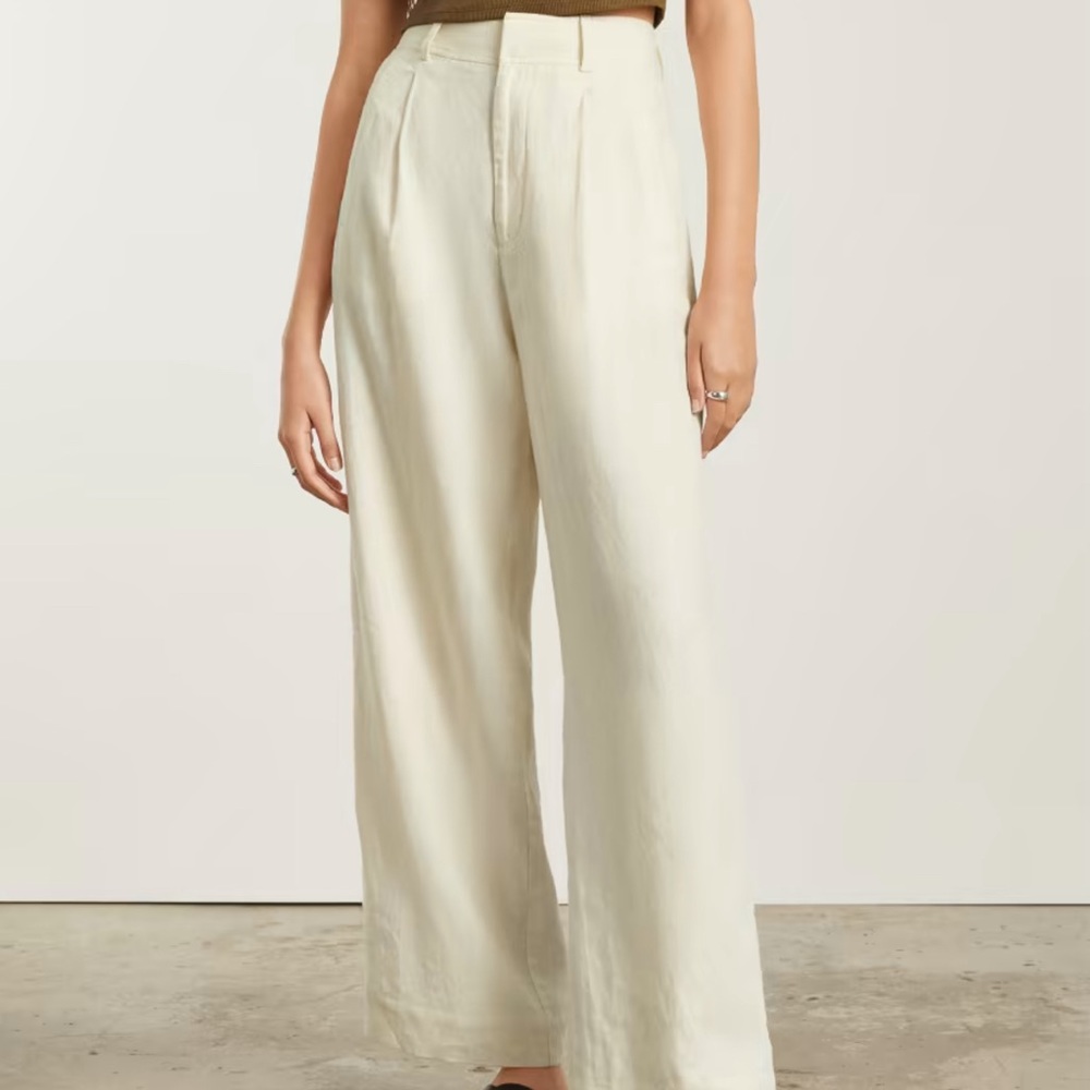 NWT EVERLANE LINEN PANTS